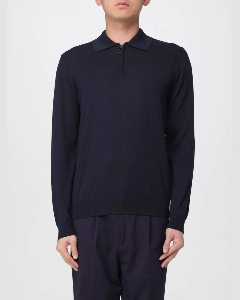 Paolo Pecora Milano Pullover herren Blau
