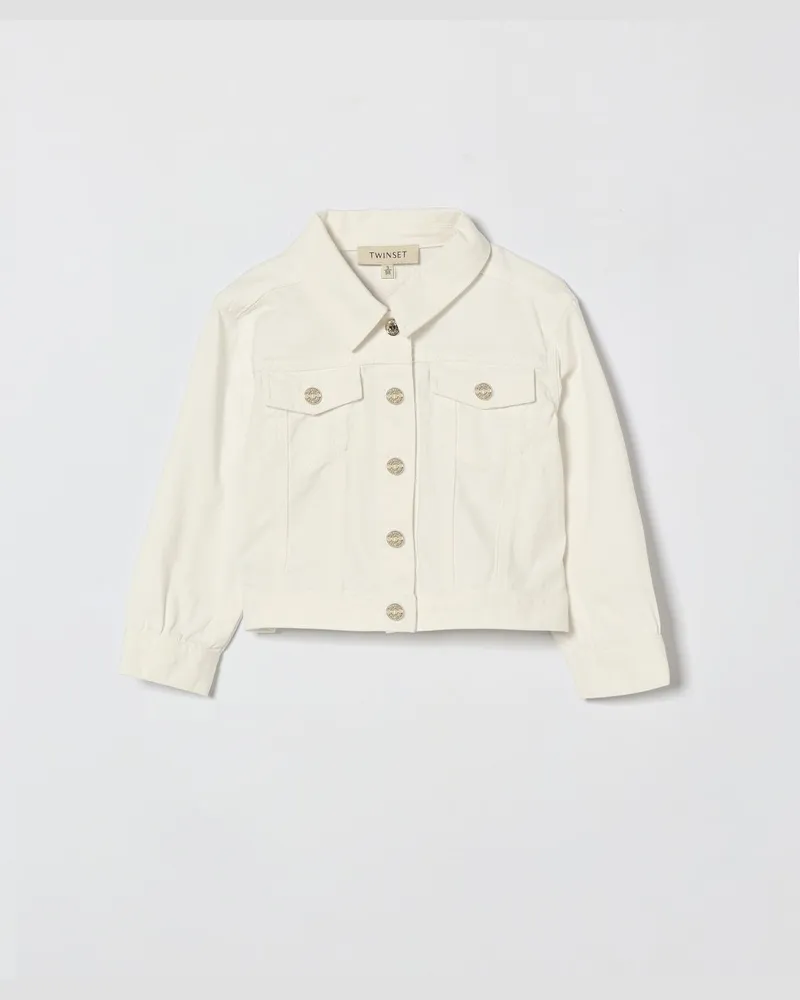 Twin-Set Jeansjacke Weiß