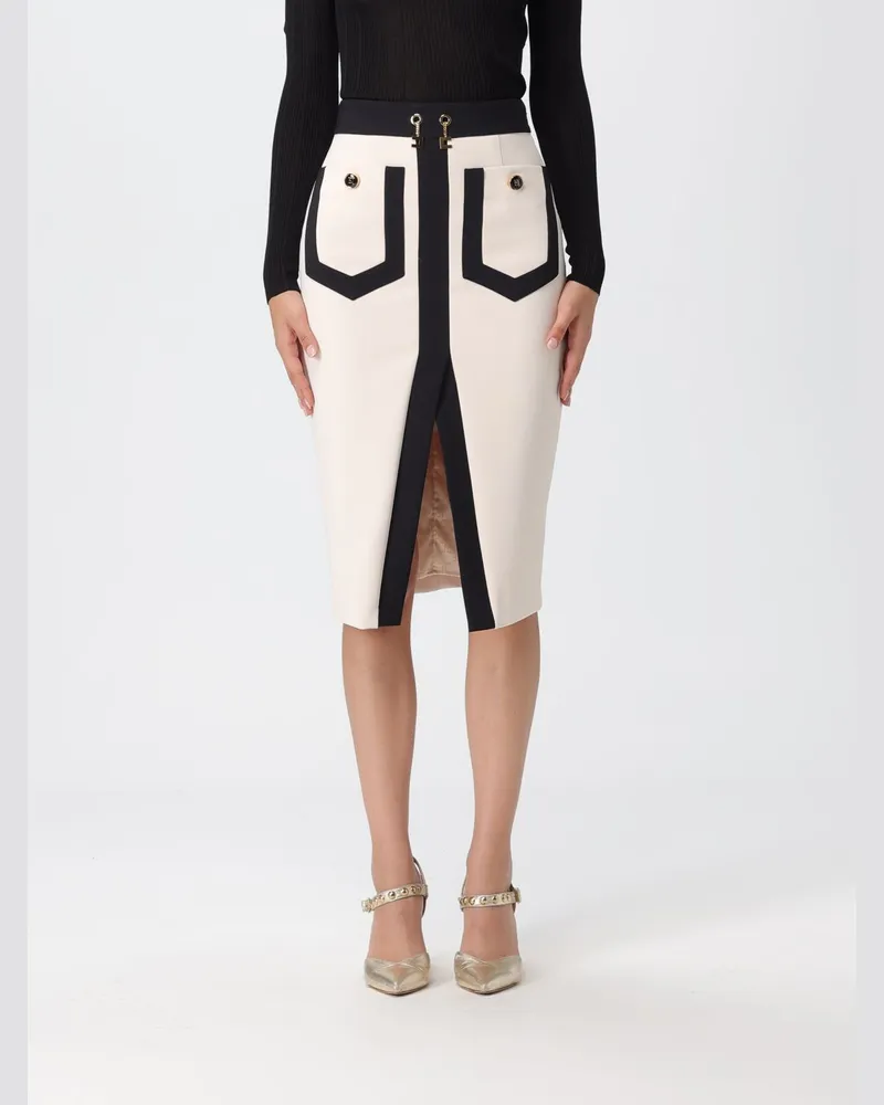 Elisabetta Franchi Rock damen Milch