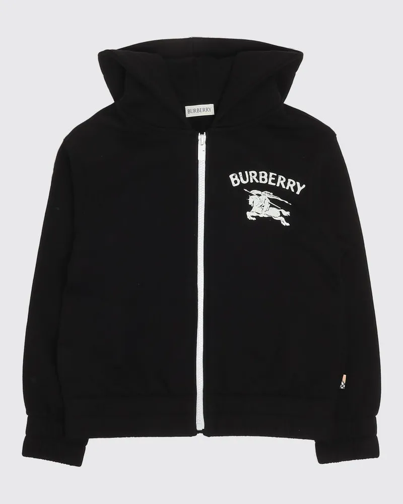 Burberry Baumwoll-Kapuzenpullover Schwarz