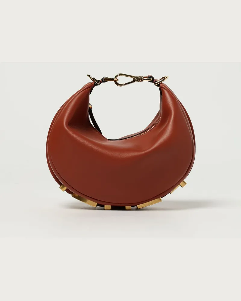 Fendi Schultertasche damen Leder