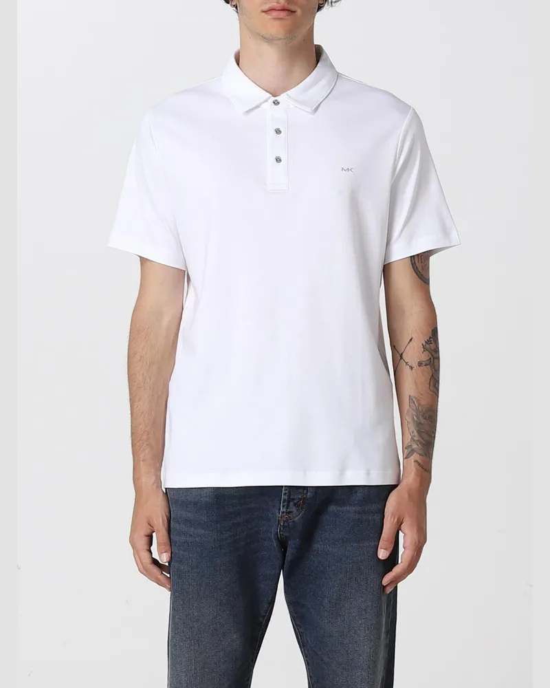Michael Kors Herren Polo Weiß