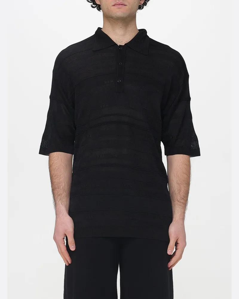 Laneus Polo herren Schwarz