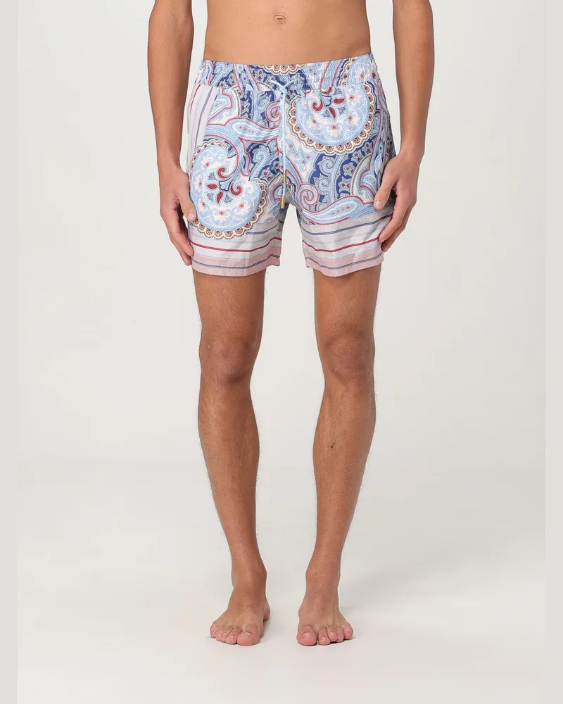Etro Bademode herren Hellblau