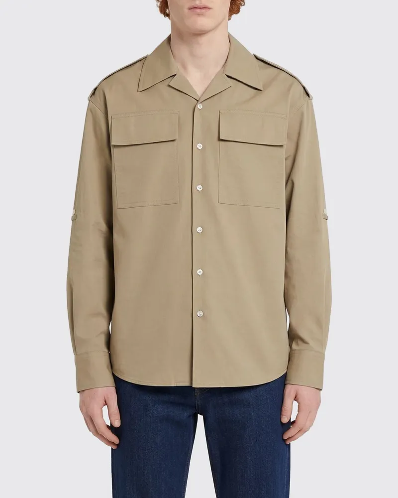 AMI Paris Shorts herren Beige