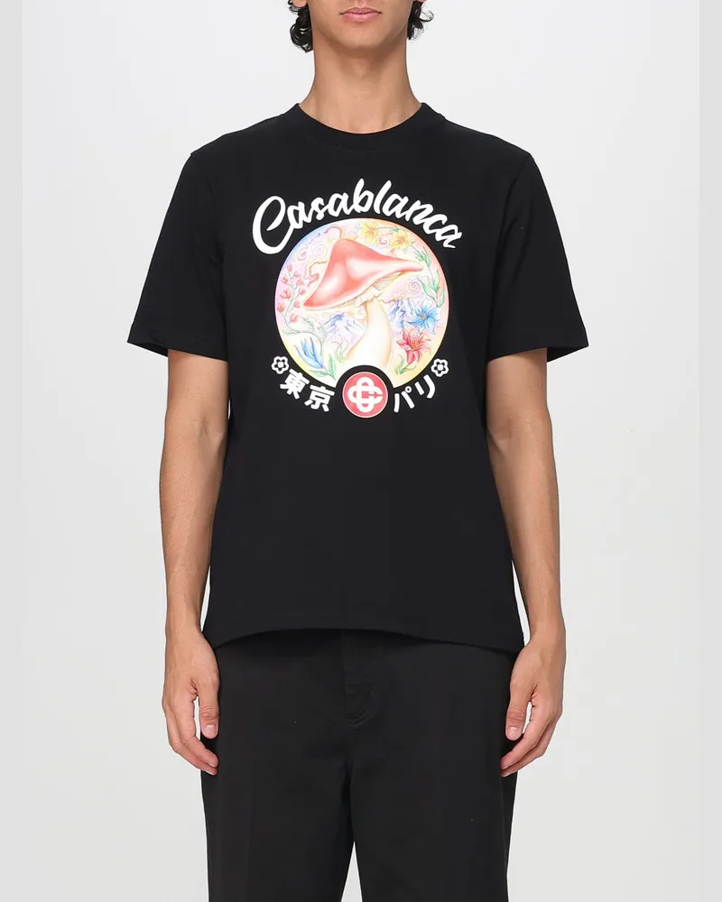 Casablanca Paris T-shirt herren Schwarz