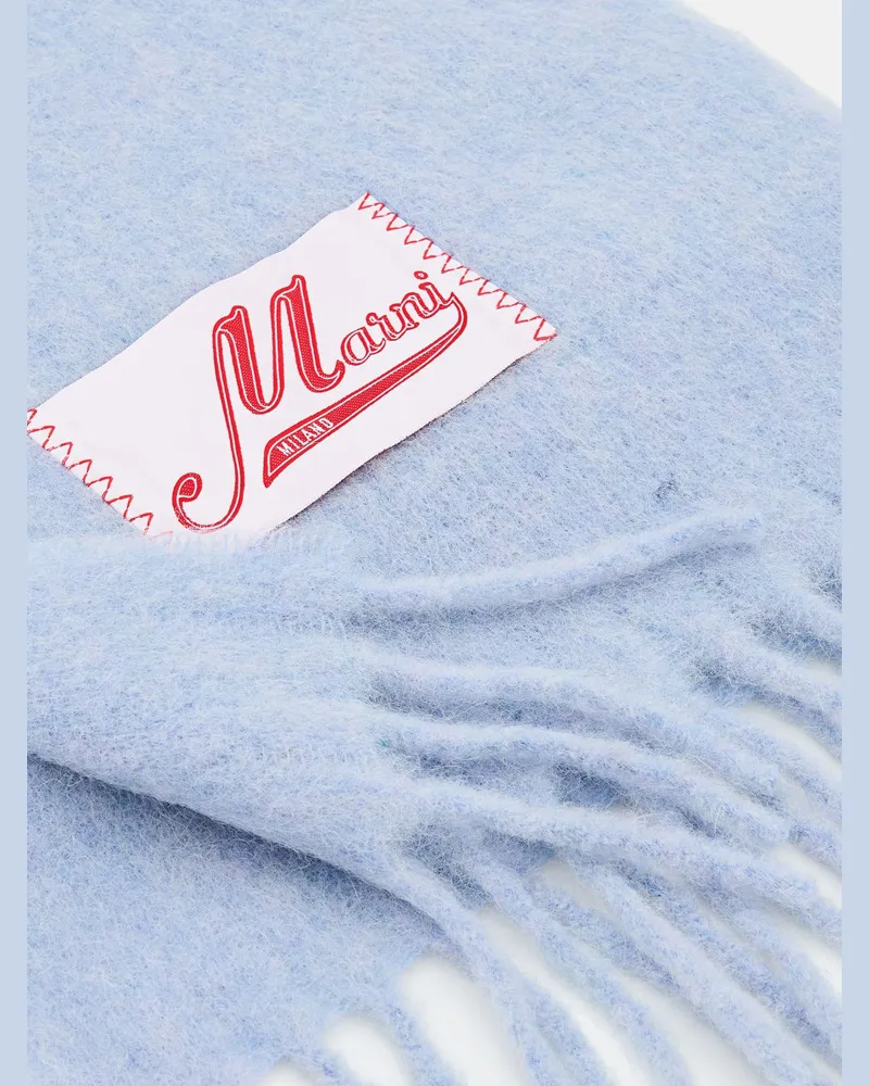 Marni Schal damen Hellblau