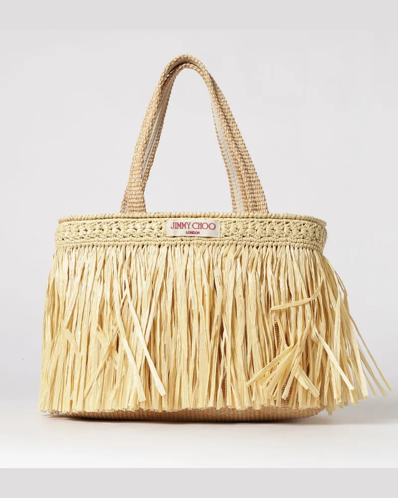 Jimmy Choo Schultertasche damen Beige