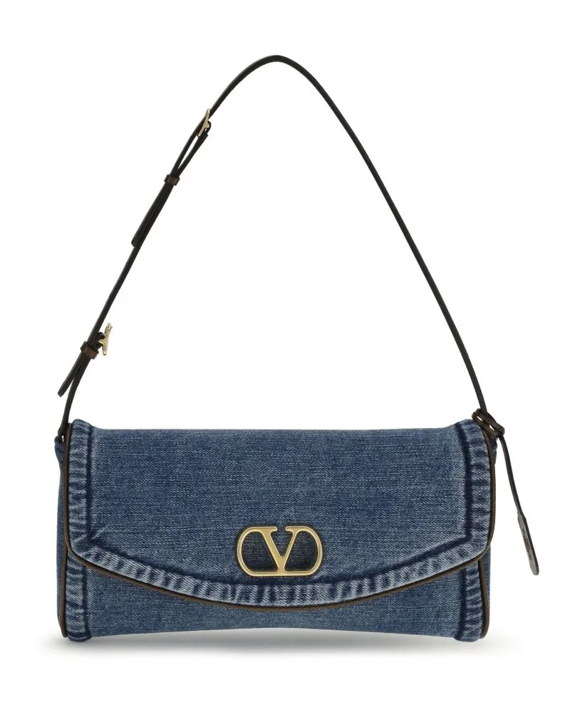 Valentino Garavani DeVain Tasche aus Baumwolldenim Denim