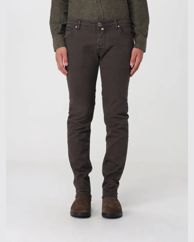 Jacob Cohën Nick Slim-Fit 5-Pocket-Hose aus Baumwollmischung Braun