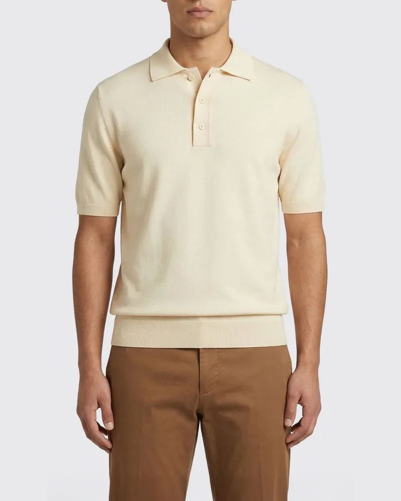 Zanone Polo herren Beige