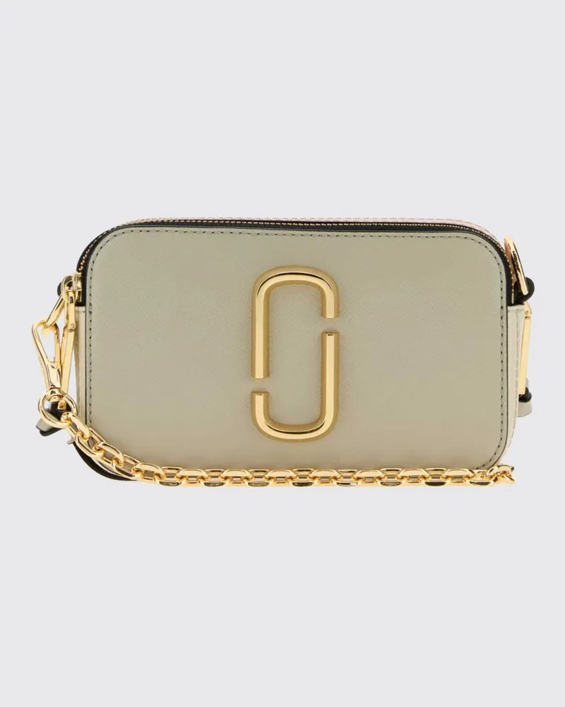 Marc Jacobs Kleine The Snapshot Umhängetasche aus Saffiano-Leder Sage