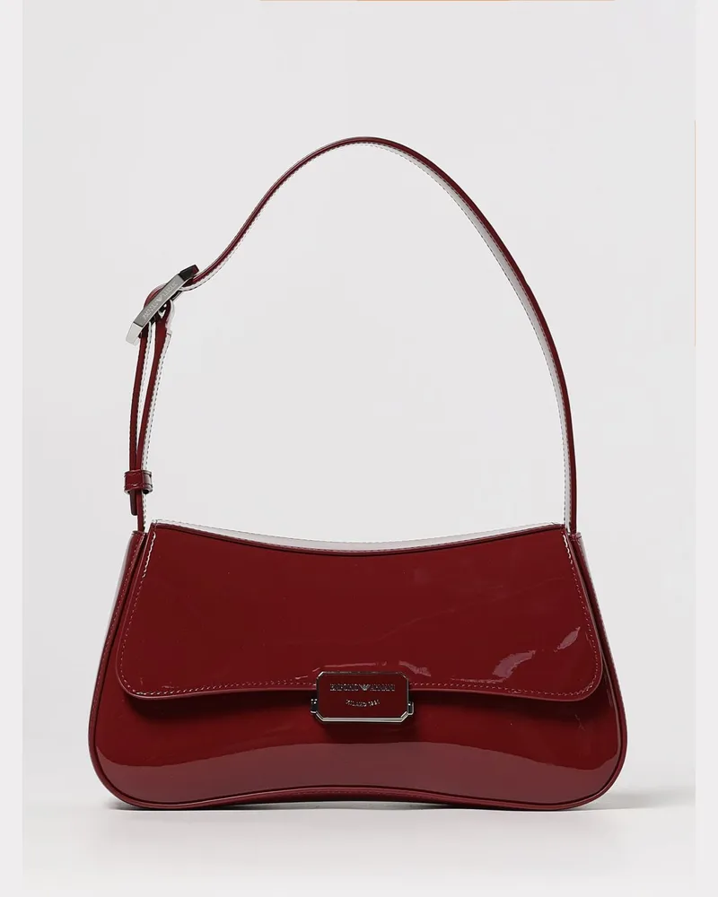Emporio Armani Handtasche damen Burgunderrot