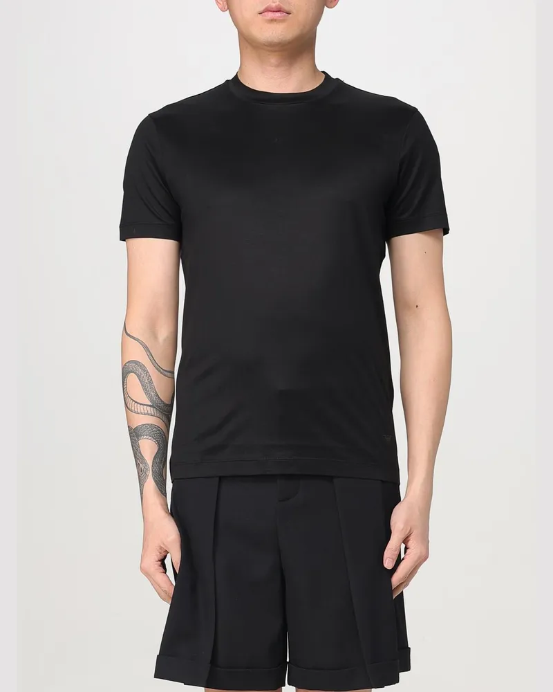 Emporio Armani T-shirt herren Schwarz