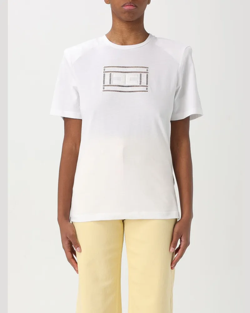 Elisabetta Franchi T-shirt damen Weiß