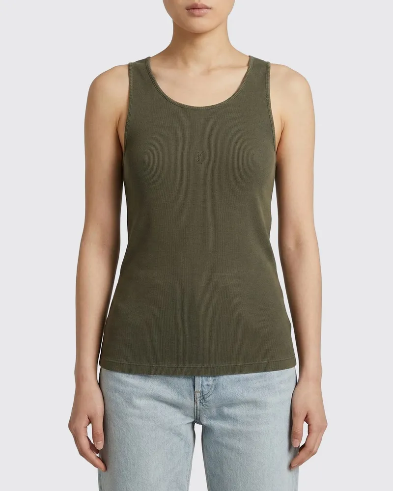Saint Laurent Top damen Grün