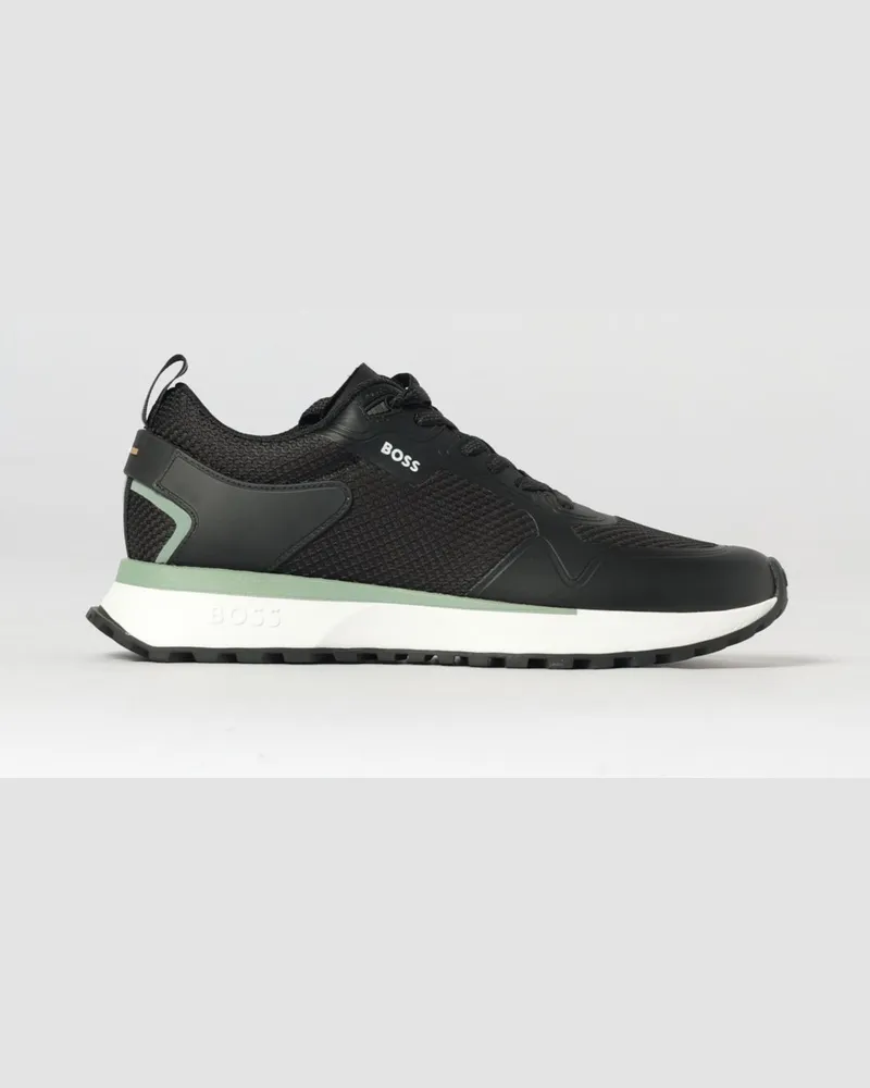 HUGO BOSS Sneakers aus Mesh und Gummi Schwarz