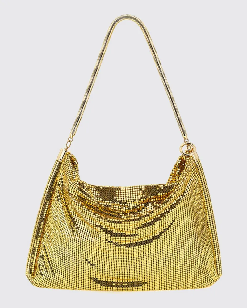 Paco Rabanne Schultertasche damen Gold