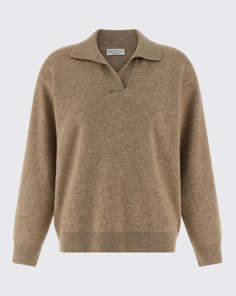 Brunello Cucinelli Polo damen Beige