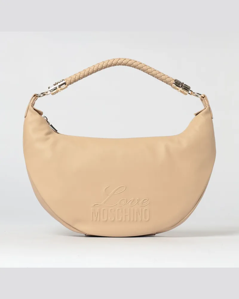 Moschino Schultertasche damen Beige