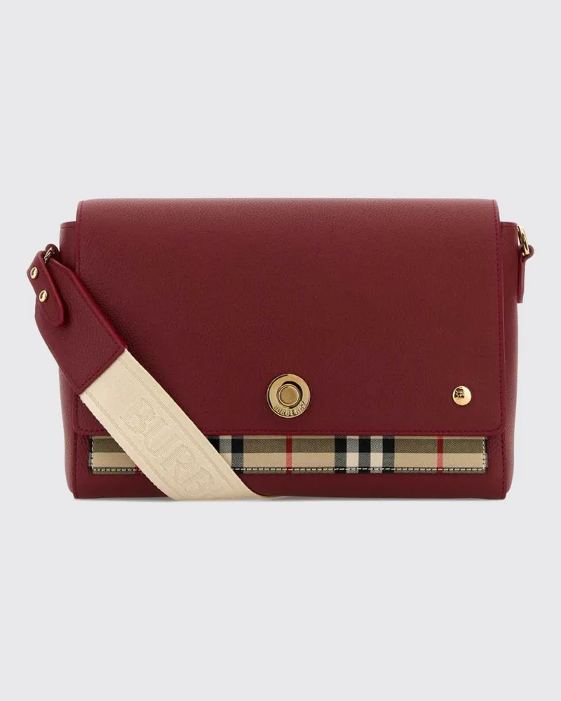 Burberry Handtasche damen Burgunderrot