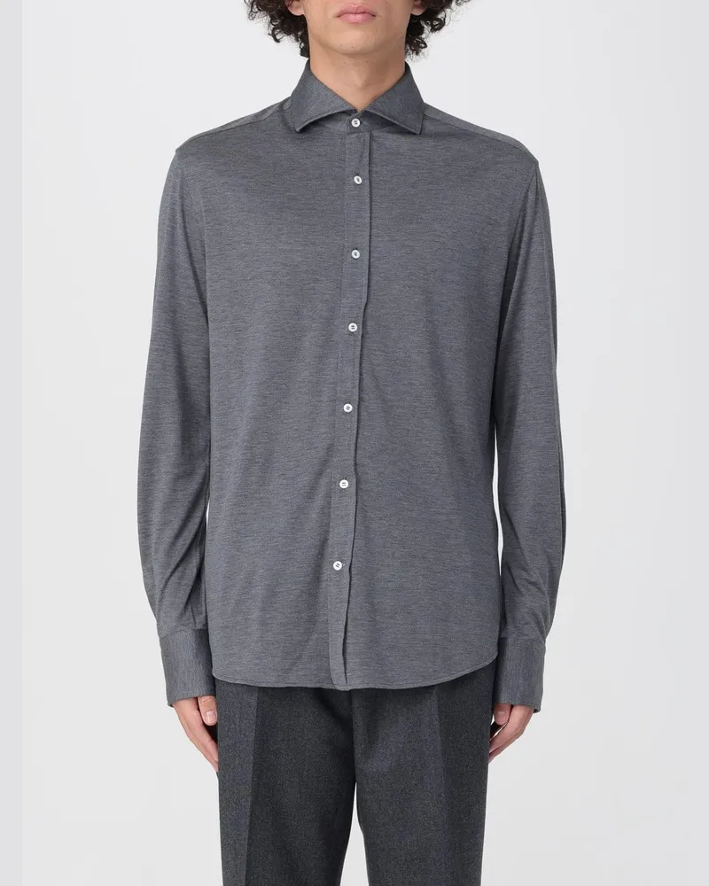 Brunello Cucinelli Hemd herren Grau