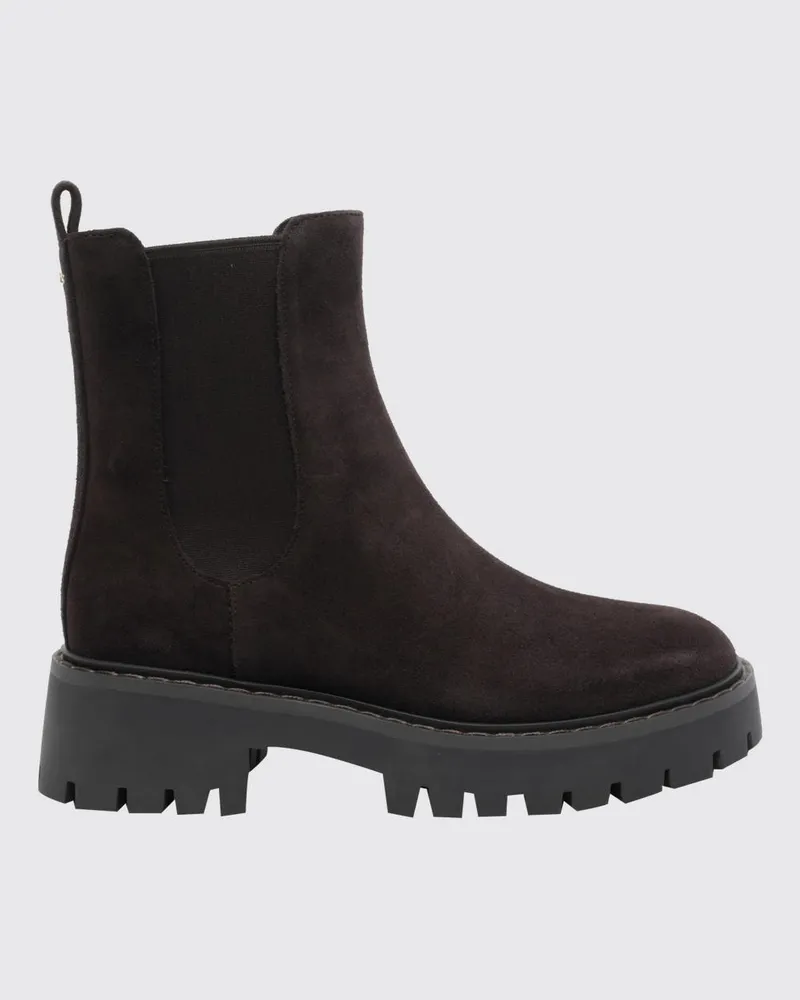 Michael Kors Asher Chelsea-Stiefel aus Wildleder mit gekerbter Profilsohle Braun