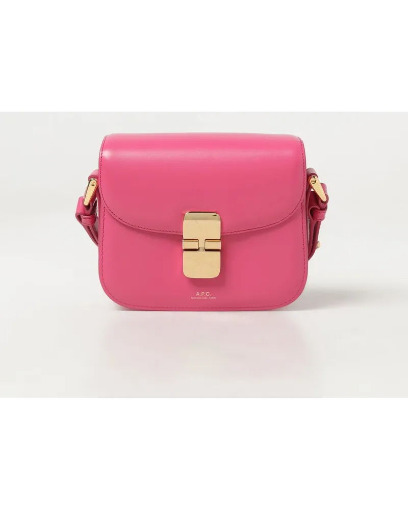 A.P.C. Schultertasche damen Fuchsia