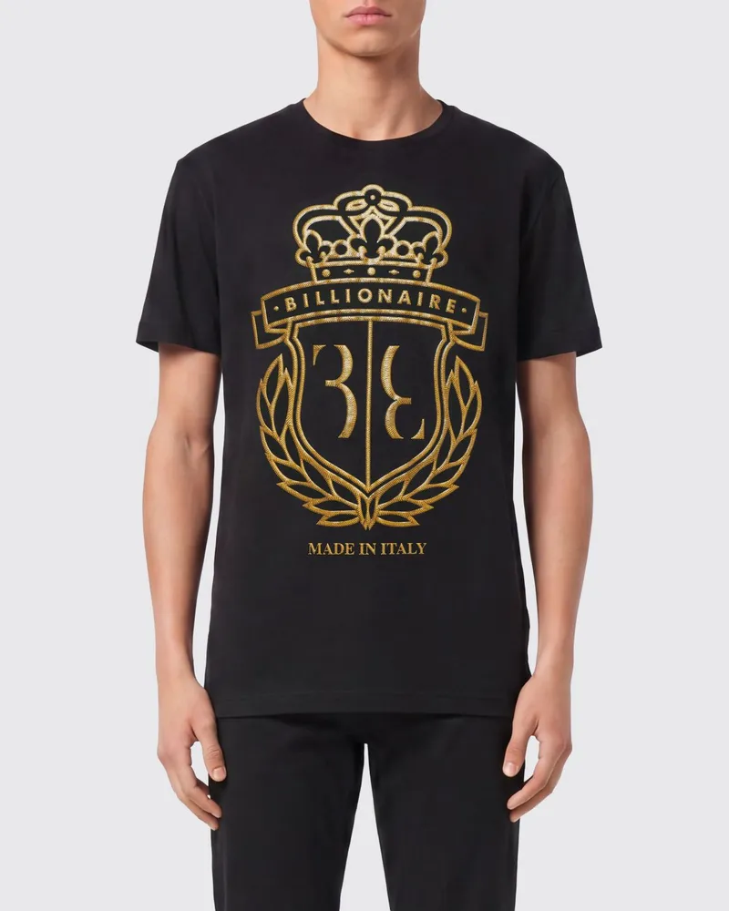 Billionaire T-shirt herren Schwarz