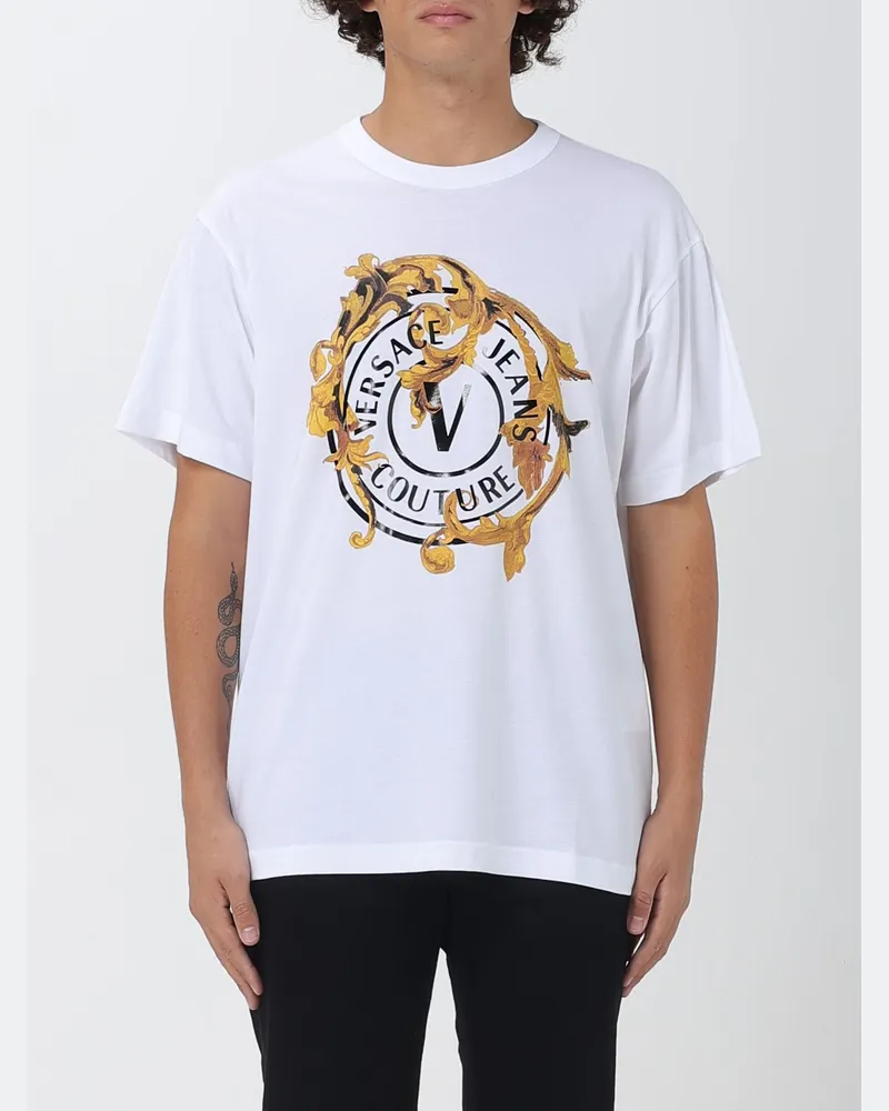 Versace Jeans T-shirt herren Weiß