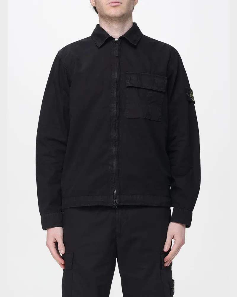 Stone Island Hemd herren Schwarz