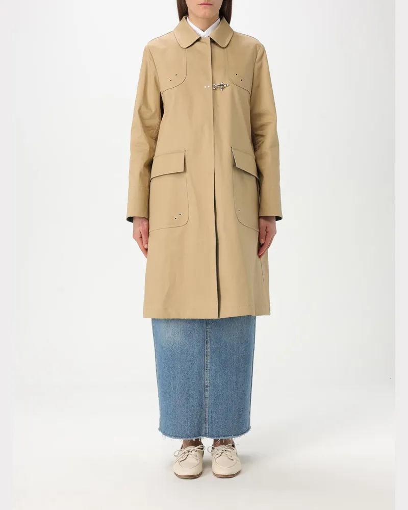 Fay Mantel damen Beige