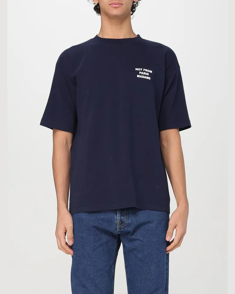 Drôle de Monsieur T-shirt herren Drole De Monsieur Blau