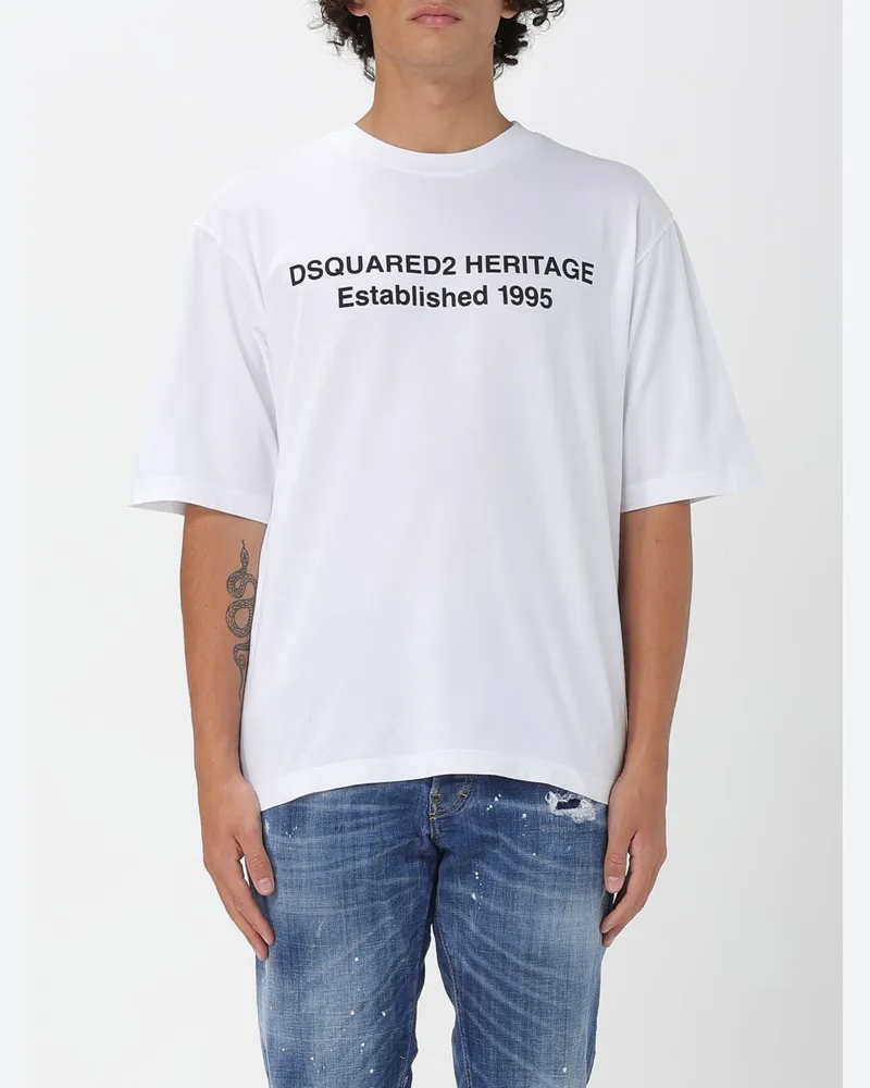 Dsquared2 T-shirt herren Weiß