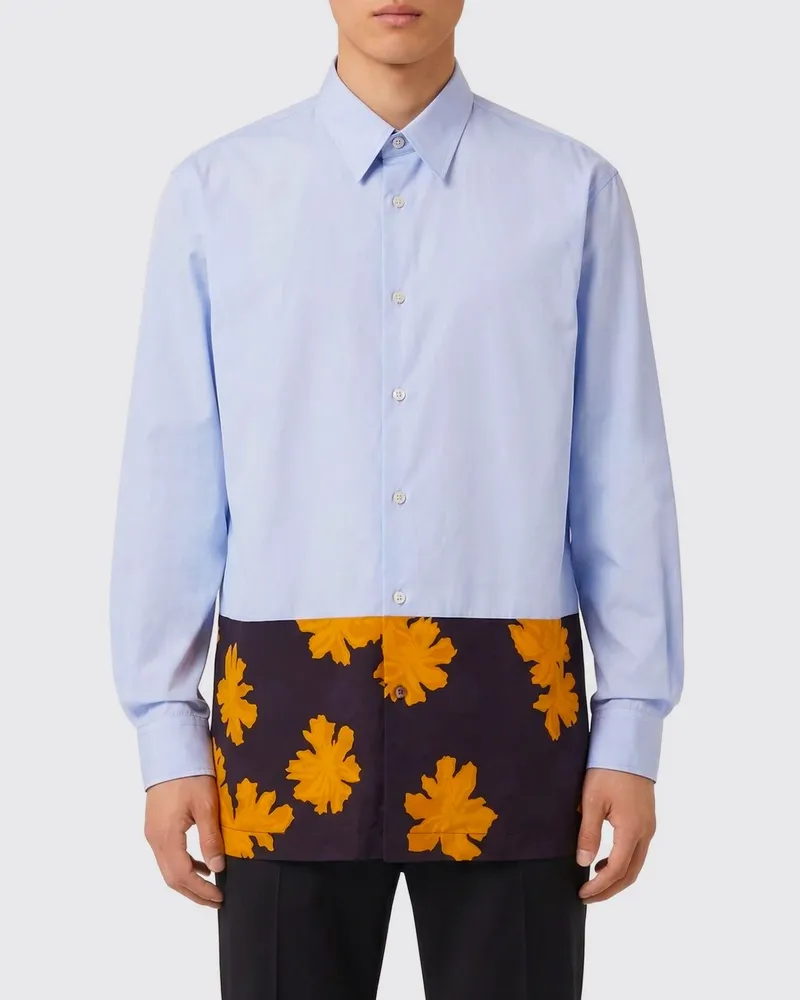 Dries van Noten Hemd herren Blau