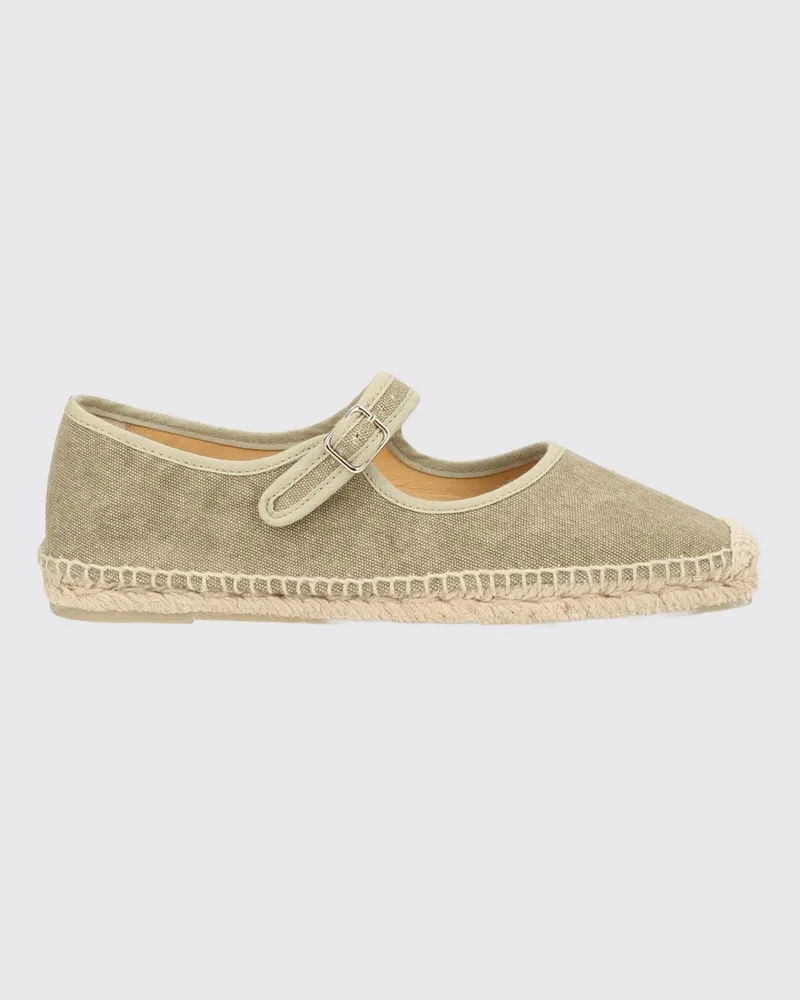 Castañer Padua Mary-Jane-Espadrilles aus Canvas mit niedrigem Absatz Grün