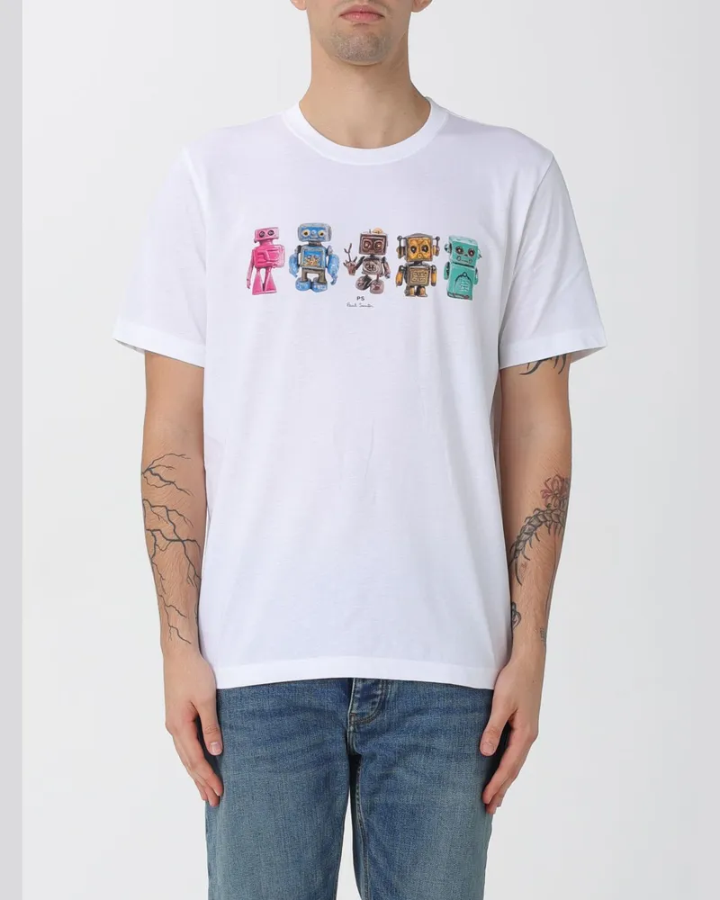 Paul Smith T-shirt herren Weiß