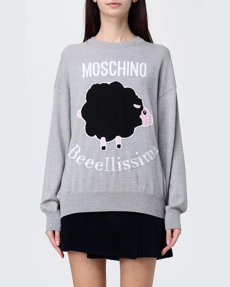 Moschino Pullover damen Grau
