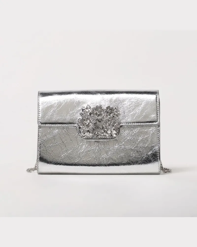 Roger Vivier Schultertasche damen Silber