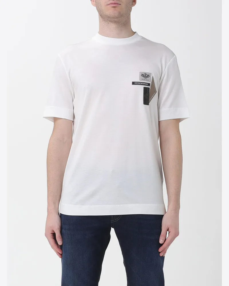 Emporio Armani T-shirt herren Weiß