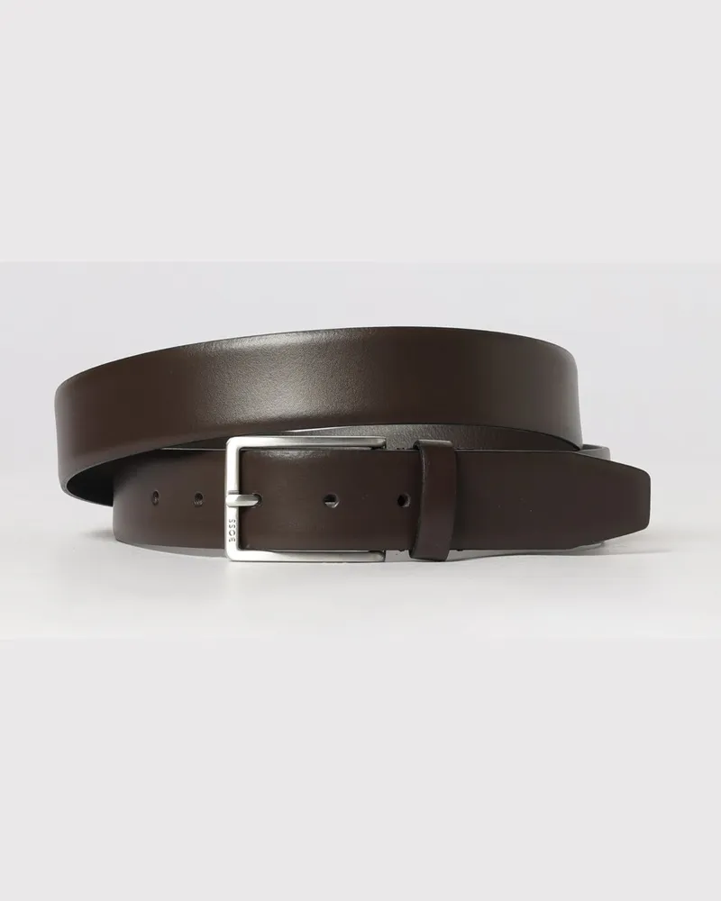 HUGO BOSS Ledergürtel Dark