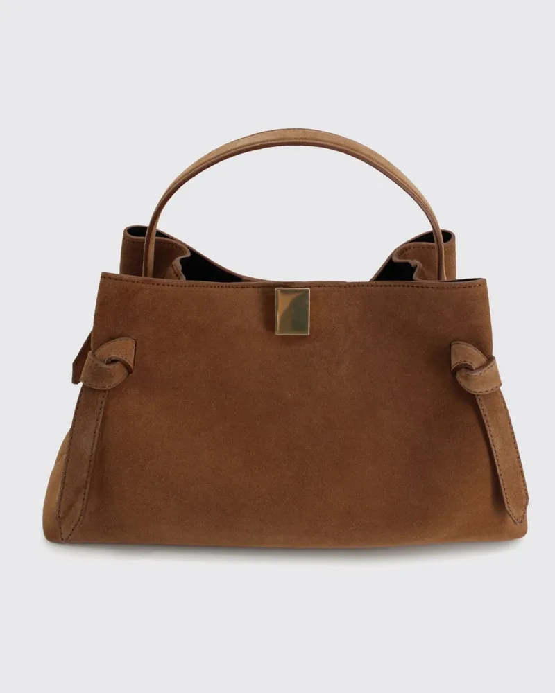 YUZEFI Gyoza Tasche aus gehämmertem Leder Leder
