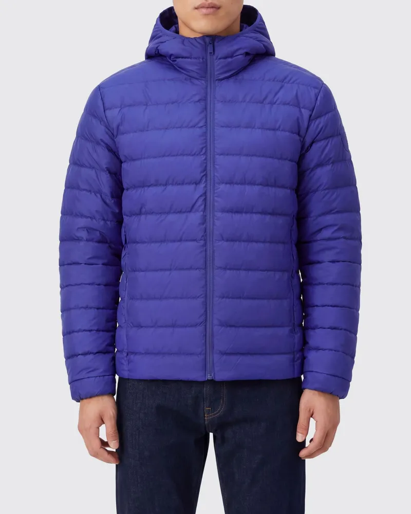 Canada Goose Daunenjacke aus Nylon mit Kapuze Elektrischblau