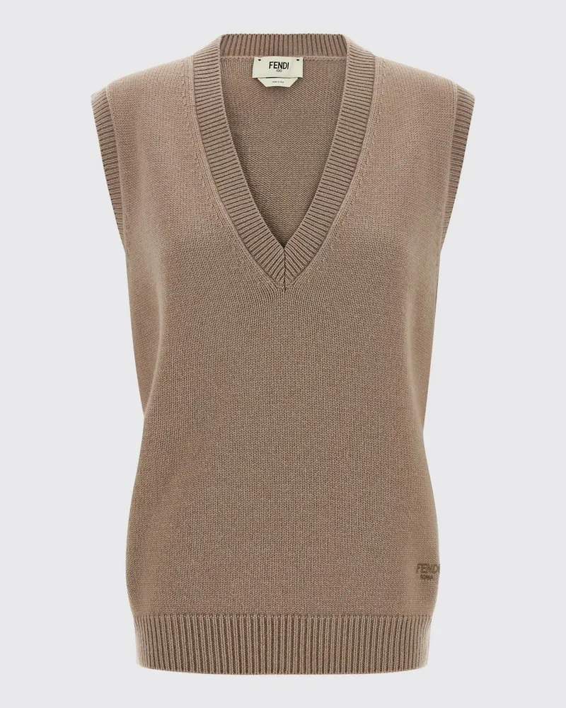 Fendi Weste damen Beige