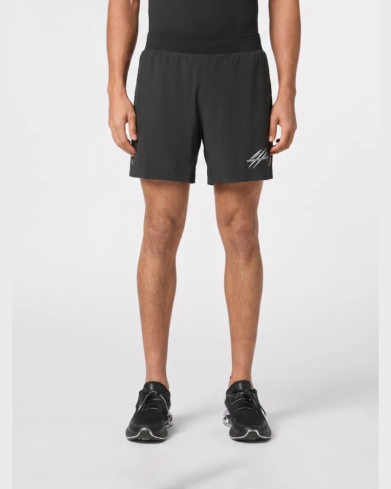 Philipp Plein Shorts aus technischem Gewebe Schwarz