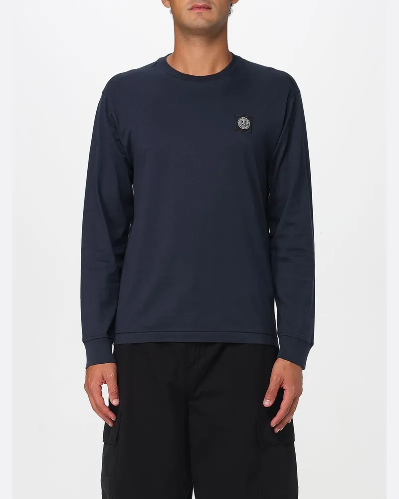 Stone Island T-shirt herren Blau