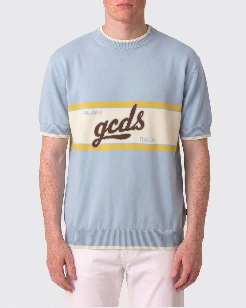 GCDS Sweatshirt herren Blau