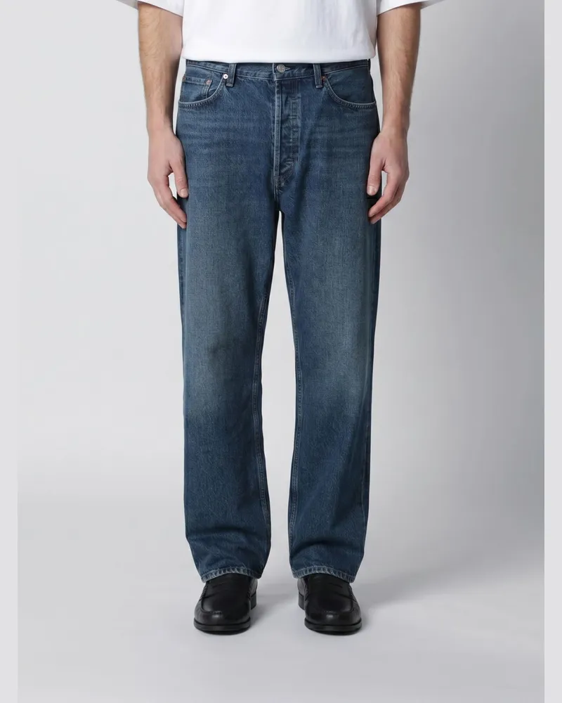 AGOLDE Straight-Fit-Jeans aus Denim mit mittelhohem Bund und Fünf-Taschen-Design Denim