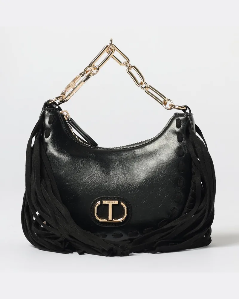 Twin-Set Schultertasche damen Schwarz
