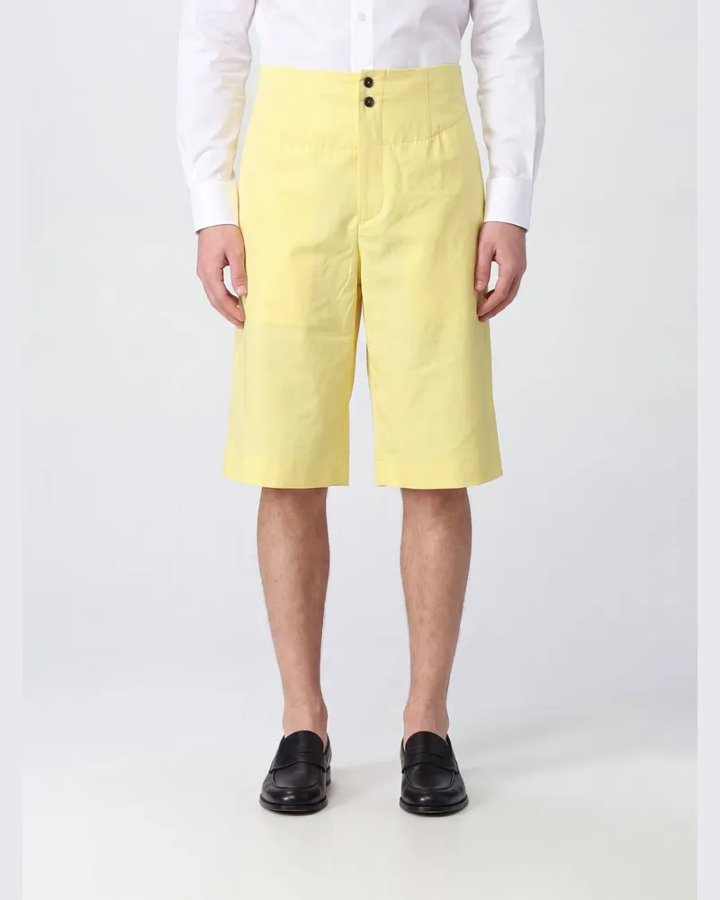Jacquemus Wollshorts Gelb